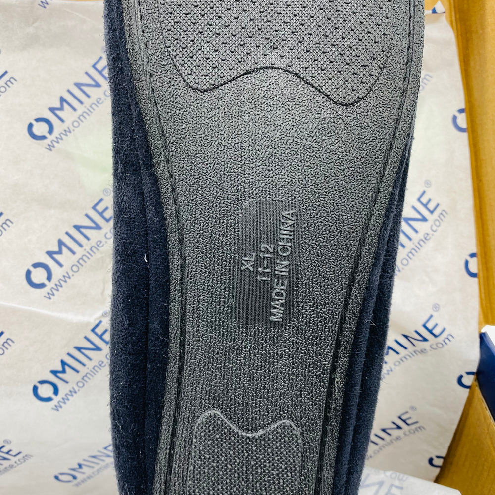 Women's Size 11/12 XL Black Omine Ultra Soft Memory Foam Flat Moccasin Slippers - Picture 5 of 5